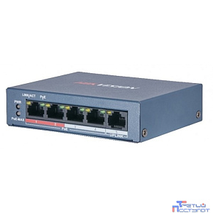 HIKVISION DS-3E0105P-E/M(B) 4 RJ45 100M PoE с грозозащитой 6кВ