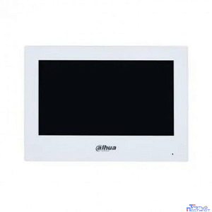 DAHUA DHI-VTH2621GW-P Видеодомофон IP 7 дюймовый, белый, ёмкостной сенсорный экран, питание DC 12В/PoE