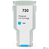 Струйный картридж NV Print 730 (NV-P2V68A) Cyan для HP DesignJet T1700, T1600, T2600 (300 мл)