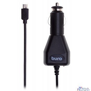 Buro XCJ-048-EM-2A Автомобильное зар./устр. 2A универсальное кабель microUSB черный