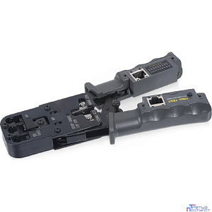 Cabeus HT-2010NT (HT-022) Инструмент обжимной 3 в 1 для RJ-45, RJ-11/12 с тестером для витой пары