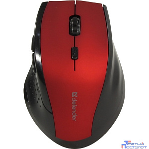 Defender Accura MM-365 красный {Беспроводная оптическая мышь,6 кнопок, 800-1600 dpi} [52367]
