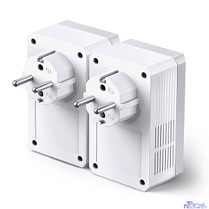 TP-Link TL-PA4010P KIT AV600 Комплект адаптеров Powerline со встроенной розеткой