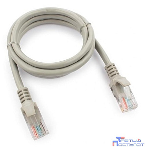 Cablexpert Патч-корд UTP PP12-1M кат.5, 1м, литой, многожильный (серый)