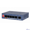 DAHUA DH-CS4006-4GT-60-V2 4-портовый гигабитный PoE коммутатор с функцией облачного управления 4 RJ45 10/100/1000Мбит/с (PoE/PoE+/Hi-PoE), 2 RJ45 10/100/1000Мбит/с (uplink)