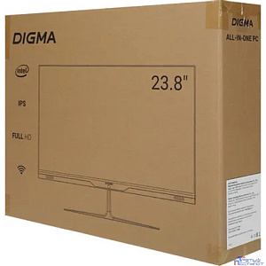 Digma Optimum [DM23CN-8CXW01] Black 23.8" {Full HD Cel N5100 /8Gb /SSD256Gb /UHDG/Windows 11 Pro/km}
