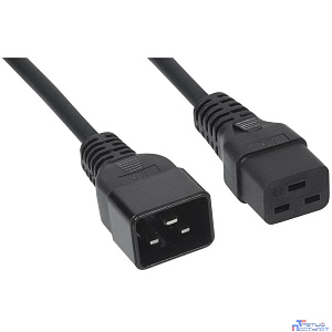 Rexant (04-2742) Шнур сетевой IEC 320 C19 – IEC 320 C20 3x1,5мм?, длина 3м