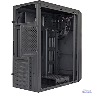 Exegate EX283070RUS Корпус Miditower ExeGate XP-332 Black, ATX, <без БП>, 2*USB, Audio