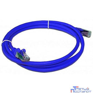 Патч-корд LANMASTER LSZH FTP кат.5e, 5.0 м, синий