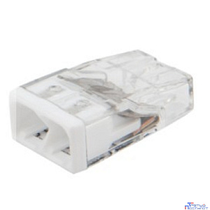 Rexant 07-3211 Экспресс-клемма   СМК 2273-202, 2-проводная 0.5-2.5 мм?, прозрачная (100 шт./уп.)