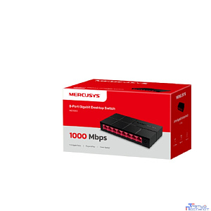 Mercusys MS108G Настольный коммутатор с 8 портами 10/100/1000 Мбит/с
