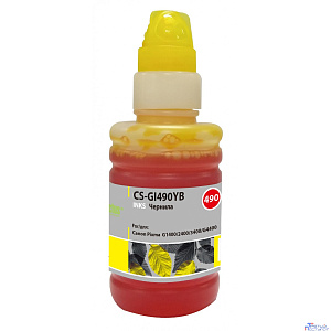 Чернила Cactus CS-GI490YB желтый 100мл для Canon Pixma G1400/G2400/G3400