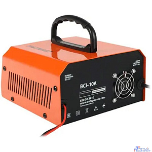Зарядное устройство PATRIOT BCI-10A [650303410] {Вход.напр. 1ф - 220В ±15%; потреб.мощ 0,4 кВА; напряжен.зарядки 6/12В; ток зарядки макс. 10А; емк.бат. 10-150А/час; вес 1,3 кг.}