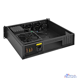 Exegate EX295925RUS Серверный корпус ExeGate Pro 2U380-03 <RM 19", высота 2U, глубина 380, БП 600RADS, USB3.0>