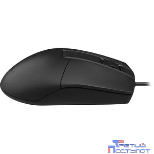 Мышь проводная A4Tech OP-335S black (USB, оптическая, 1200dpi, 3but, silent) (OP-335S)