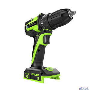Greenworks DD345, 24V, Дрель-шуруповерт аккумуляторная, бесщеточная, без АКБ и ЗУ  [3708307]