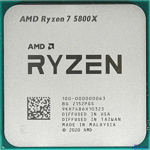 CPU AMD Ryzen 7 5800X OEM (100-000000063) {3,80GHz, Turbo 4,70GHz, Without Graphics AM4}
