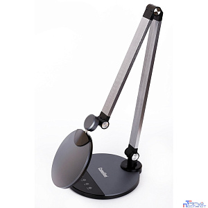 Camelion KD-865  C48 черн.металлик LED(Свет-к наст.10 Вт,230В,600 лм,сенс.рег.ярк и цвет.темп)