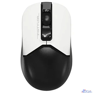 A-4Tech Мышь Fstyler FB12 черный/белый оптическая (1200dpi) беспроводная BT/Radio USB (3but) [1595332]