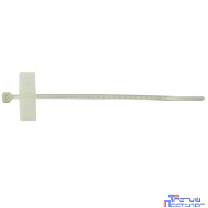 Gembird MPT-210x3.0  Стяжки пластиковые 210 мм х 3.0 мм с площадками для маркировки  (100 шт.)(MPT-210x3.0)