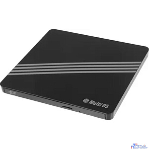 H.L Data Storage Multi OS Portable DVD-Writer, DVD±RW, CD, USB2.0 (3.0 compatible), Black
