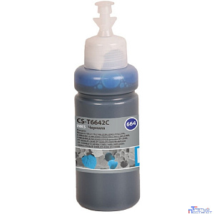 Чернила Cactus CS-T6642C 664 голубой 70мл для Epson L130,L110,L100,L220,L200,L310,L300,L360,L361