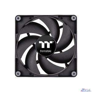 Кулер для компьютерного корпуса, Thermaltake, CT120 PC Cooling Fan, CL-F147-PL12BL-A, 120мм вентилятор, 500-2000об.мин, 4pin PWM, 57.05CFM, 25.8 dB(A), 120x120x25мм, Черный