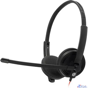 Oklick HS-L900 черный 2.8м накладные (