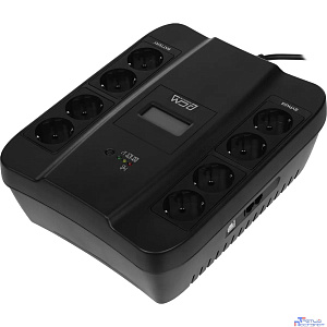 PowerCom Spider SPD-900U LCD ИБП {Line-Interactive, 900VA / 540W, 8xEURO: 4 с резервным питанием, 4 с фильтрацией, USB} (1168465)