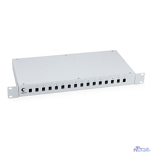 Cabeus FO-19-16SC Кросс оптический 19" на 16SC (LC duplex) со сплайс пластиной и КДЗС (безпигтейлов и проходных адаптеров)