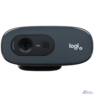 Logitech HD Webcam C270, 960-001063/960-000999 {USB 2.0, 1280*720, 0.9MP разрешение матрицы,3Mpix foto, Mic, Black}