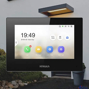 HIWATCH VDP-H2211,  накладная,  чёрный Видеопанель