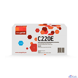 Картридж EasyPrint LR-SPC220E C для Ricoh Aficio SP C220/C221/C240 (2300 стр.) голубой, с чипом, 406053