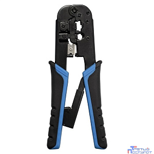 Exegate EX293156RUS Инструмент ExeGate EX-T568R для обжима RJ-45, RJ-11/12 для круглого кабеля с храповым механизмом