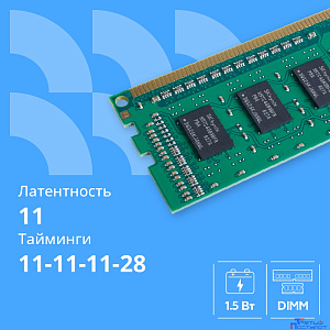 CBR DDR3 DIMM (UDIMM) 4GB CD3-US04G16M11-01 PC3-12800, 1600MHz, CL11, 1.5V