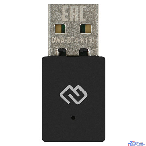 Digma DWA-BT4-N150 N150 Net Adapter WiFi + Bluetooth USB 2.0 (ant.int) 1ant. (pack:1pcs)
