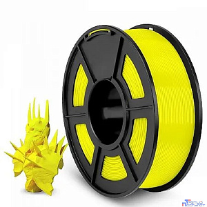 Филамент NVPRINT PLA+ Yellow для 3D печати диаметр 1.75мм  длина 330 метров  масса 1 кг