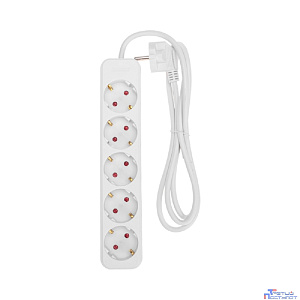 Rexant (13-4028) Удлинитель STANDARD 5 гнезд, 1,5м, 3х1,0мм?, с/з, белый