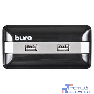 Buro BU-HUB7-U2.0 Разветвитель USB 2.0, 7порт. черный