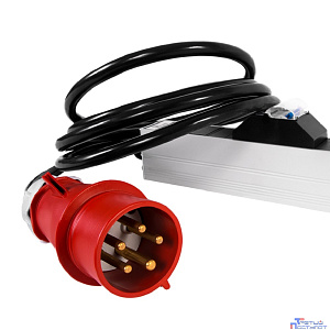 REM Верт блок розеток Rem-2MC,LINUX,мониторинг,измерение,3~32A,авт,24S,2100мм,вх IEC309,шнур 3м