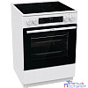 Плита Электрическая Gorenje GECS6C70WC белый/черный стеклокерамика (без крышки)