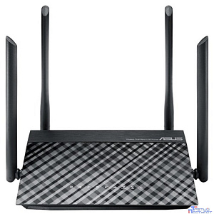 ASUS RT-AC1200 (V2) Беспроводной двухдиапазонный маршрутизатор AC1200  с поддержкой технологии MU-MIMO, Wi-Fi 5 (ac)