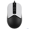 Мышь A4Tech Fstyler FM12 Panda белый/черный оптическая (1200dpi) USB (3but)