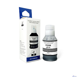 Чернила NVP GI-41 PGBK (NV-4528C001) для Canon Pixma G1420, G2420, G3420, G2460, G3460 (135 мл) Black пигментные (в коробке) совместимые