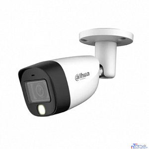 DAHUA DH-HAC-HFW1200CMP-IL-A-0360B-S6 Уличная цилиндрическая HDCVI-видеокамера с интеллектуальной двойной подсветкой 2Мп, объектив 3.6мм, ИК 20м, LED 20м, IP67, корпус: металл