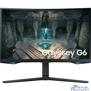 LCD Samsung 27" S27BG650EI Odyssey G6 черный {IPS 2560x1440 165Hz 1ms 350cd 1000:1 HDMI2.0 DisplayPort1.2}[ls27bg650eixci]