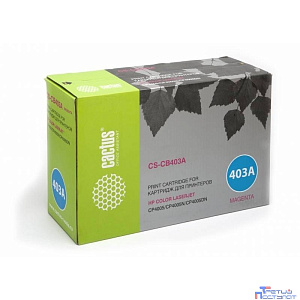 Картридж лазерный Cactus CS-CB403AR пурпурный (7500стр.) для HP CLJ CP4005/CP4005DN/CP4005N