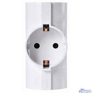 BURO Сетевой разветвитель 3 розетки (BU-PS3TG-W), белый (пакет ПЭ) {352738}