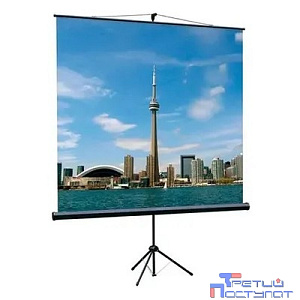 Экран на треноге Lumien 160x160см Eco View LEV-100105 1:1 напольный рулонный