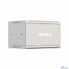 NTSS Шкаф настенный телекоммуникационный NTSS W 6U 600х600х370мм, 2 профиля 19, дверь сплошная металл, боковые стенки съемные, разобранный, серый RAL 7035 NTSS-W6U6060FD
